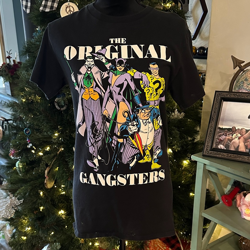 DC Comics Originals Black Graphic Tee ‘The Original Gangsters’